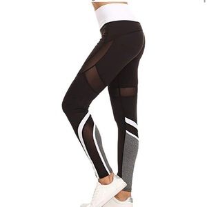 ITCF | White And Black yoga leggings